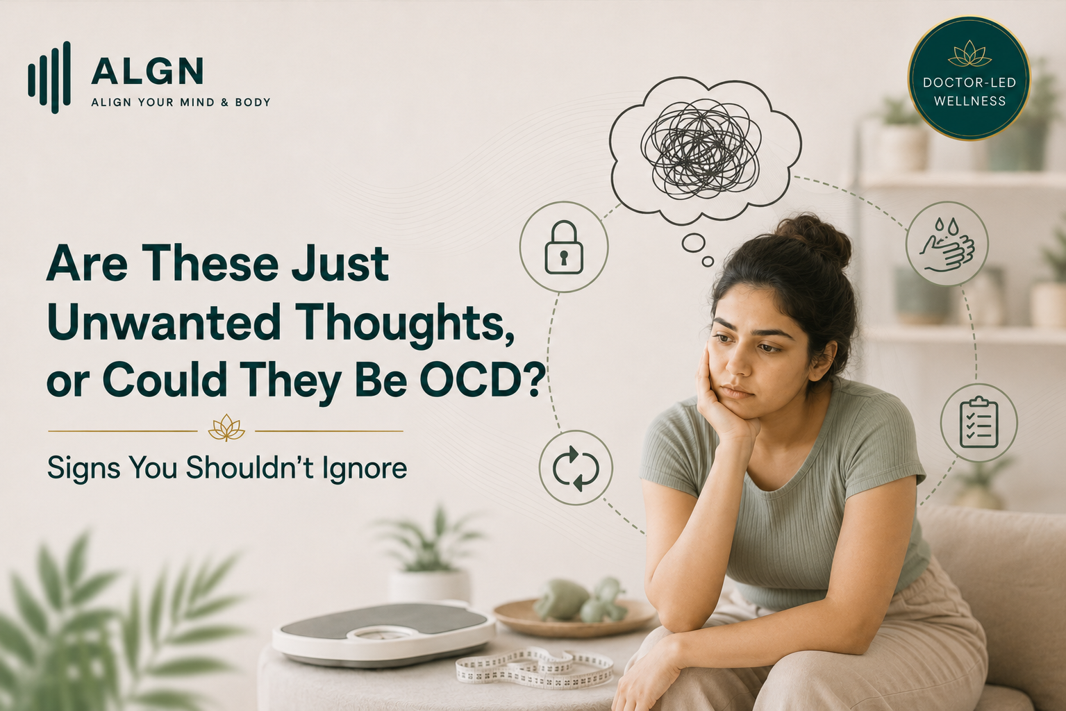 OCD symptoms and unwanted thoughts