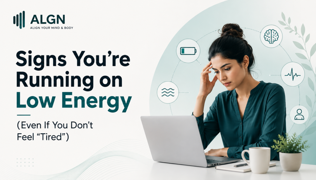 Low-energy symptoms in a working professional